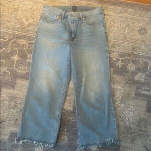 J. Crew Women's Light Blue Straight Leg Jeans